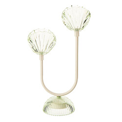 Paris Prix Lampe à Poser à LED Shell 32cm Vert Clair