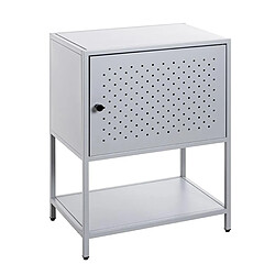 Paris Prix Table de Chevet Design Boston 60cm Gris