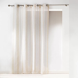 Paris Prix Rideau Voilage à Œillets Hélios 140x240cm Beige Lin