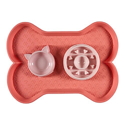 Avis Paris Prix Tapis Antidérapant Gamelle Os 58cm Rose