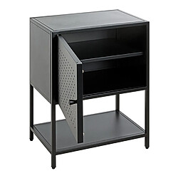 Paris Prix Table de Chevet Design Boston 60cm Noir