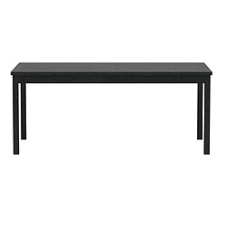 Paris Prix Table de Jardin en Teck Kenya 180cm Noir