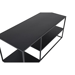 Avis Paris Prix Table Basse Avec Étagères Staal 120cm Noir