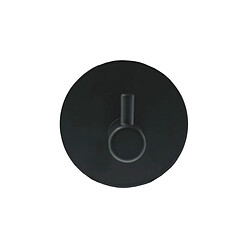 Avis Douceur D'Interieur Lot de 2 Patères Adhésives Rondes Fixeo 5cm Noir