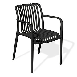 Paris Prix Fauteuil de Jardin Tiago 81cm Noir
