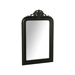 Mes Miroir mural à moulures 87x11x144 cm en bois noir