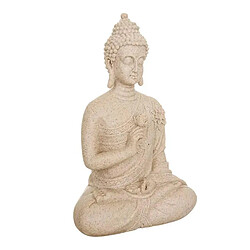 Atmosphera Statuette Déco Bouddha Assis Salma 27cm Beige