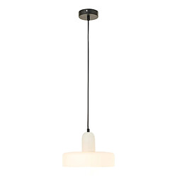 Paris Prix Suspension Design en Verre Retro 25cm Blanc