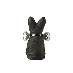 Paris Prix Statuette Terrier Écossais Disco 39cm Noir pas cher
