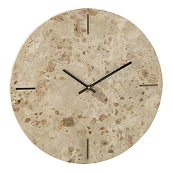 Paris Prix Horloge Murale en Marbre Eula 41cm Beige