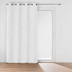 Paris Prix Rideau en Velours Chenillé Leo 140x260cm Blanc