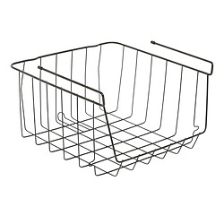 Five Simply Smart Panier de Rangement à Suspendre Spacy 32cm Noir