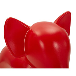 Paris Prix Tabouret Enfant Design Éléphant 86cm Rouge pas cher