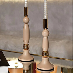 Avis Paris Prix Lot de 2 Chandeliers Strek 30cm Rose & Or