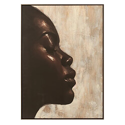 Paris Prix Tableau Visage Gaya 102x142cm Marron Foncé