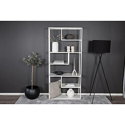 Acheter Paris Prix Étagère Bibliothèque 6 Niveaux Staal 190cm Blanc