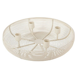 Paris Prix Chandelier Ajouré en Métal Winter 30cm Blanc