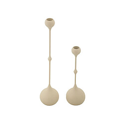 Paris Prix Lot de 2 Chandeliers Slimmy 37cm Crème