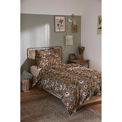 Housse de couette "Camélia" "Gaze de Coton" l'Effet Papillon