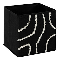 Five Simply Smart Boîte de Rangement Pliable Bali 31x31cm Noir