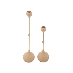Paris Prix Lot de 2 Chandeliers Slimmy 37cm Rose