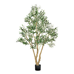 VEVOR Arbre Artificiel Plante Artificielle Faux Olivier 1,8 m Déco d'Intérieur