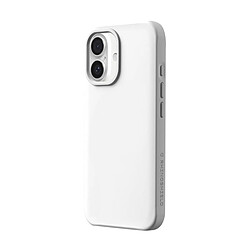 Rhinoshield Coque pour iPhone 16 Plus Modèle SolidX compatible Recharge Sans Fil Blanc