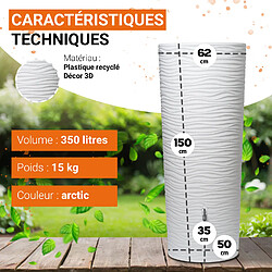 Avis Garantia NATURA 2in1 réservoir d’eau de pluie 350 L, arctique