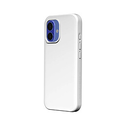 Rhinoshield Coque pour iPhone 16 Modèle SolidX Compatible Recharge Sans Fil Blanc pas cher