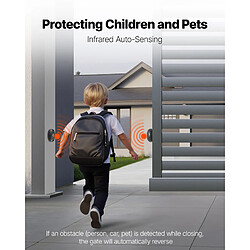 Acheter VEVOR Motorisation de Portail Coulissant Ouvre-portail Porte 25 m 816 kg 280 W
