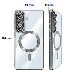 Avis Avizar Coque pour Galaxy A57 Compatible MagSafe avec Contour Chromé Argent