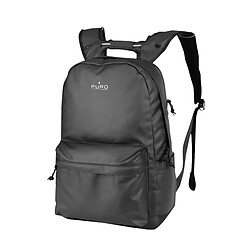 PURO Sac à Dos Compatible PC 15.6" avec Port USB Modèle All Over Étanche Noir