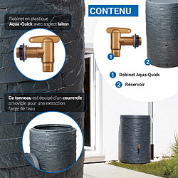 Acheter 4Rain ARONDO réservoir d’eau de pluie 250 L, gris graphite