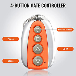 Acheter VEVOR Télécommande pour Motorisation de Portail Coulissant Auto 40 m 4 Boutons