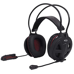 Gamdias Casque Gaming pour PC / PS4 stéréo avec Micro Flexible et Contrôle Volume Noir