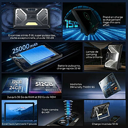 Tablette Robuste OUKITEL RT10 5G 11" 36 Go 512 Go MediaTek Dimensity 7400X NFC Android 15