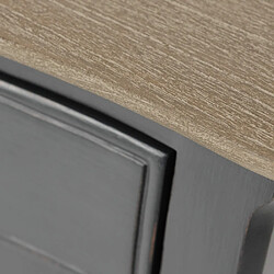 Amadeus Chevet tiroir baroque - Gris pas cher
