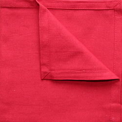 Sud etoffe Nappe carrée coton - Rouge