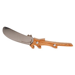 Roger orfevre Couvert inox et bois - Marron