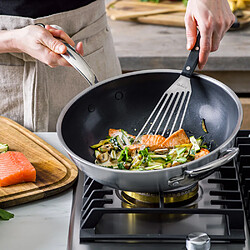 Greenpan Poêle wok - Argent
