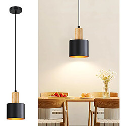 NETTLIFE Suspension Vintage Noire E27 Moderne Industriel Chambre S/Ampoule