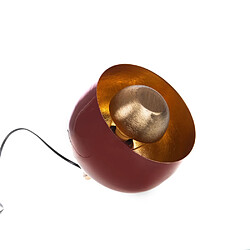 Amadeus Lampe à poser métal - Rouge et or