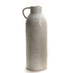 Amadeus Vase rond en grès - Blanc