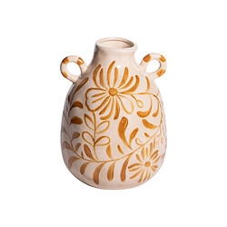 Table passion Vase rond en céramique - Beige