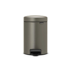 Brabantia Poubelle à pédale - Gris platine