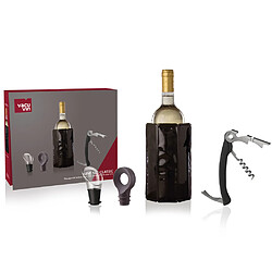 Vacuvin Coffret de sommellerie - Noir