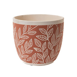 Amadeus Vase rond en céramique - Orange