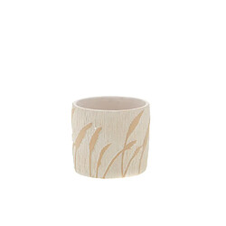 Amadeus Vase rond décoratif - Beige