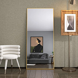 Acheter Superaly Miroir mural pleine longueur - Or
