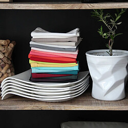 Sud etoffe Nappe carrée coton - Rouge